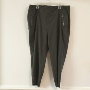 Athleta High RIse Trekkie North Jogger Green Size 18